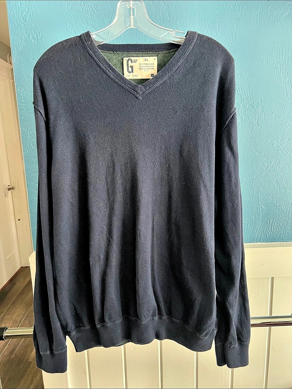 Gap Men's Crewneck Sweater Size XL Navy Blue